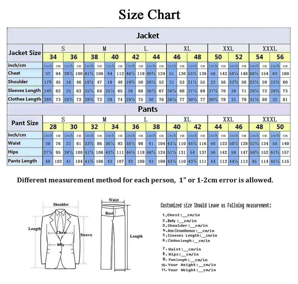 3 Piece Floral Tuxedo Suit for Men - Slim Fit Wedding Suit with Jacket, Vest & Pants - Perfect for Weddings, Proms, and Formal Events