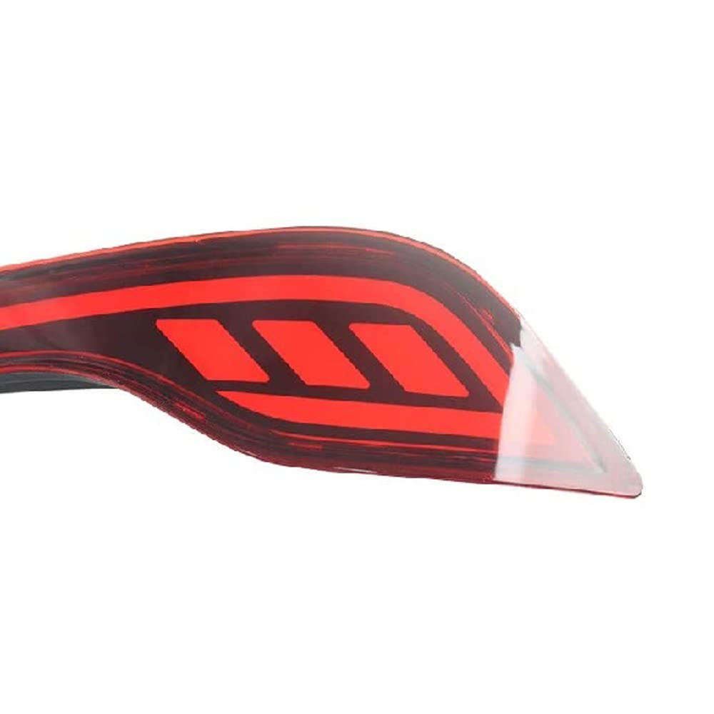 2Pcs LED Rear Bumper Reflector Brake Tail Fog Light Lamp for Honda CRV 2017-2021 - High Visibility Safety Lights for Night Driving & Bad Weather Conditions