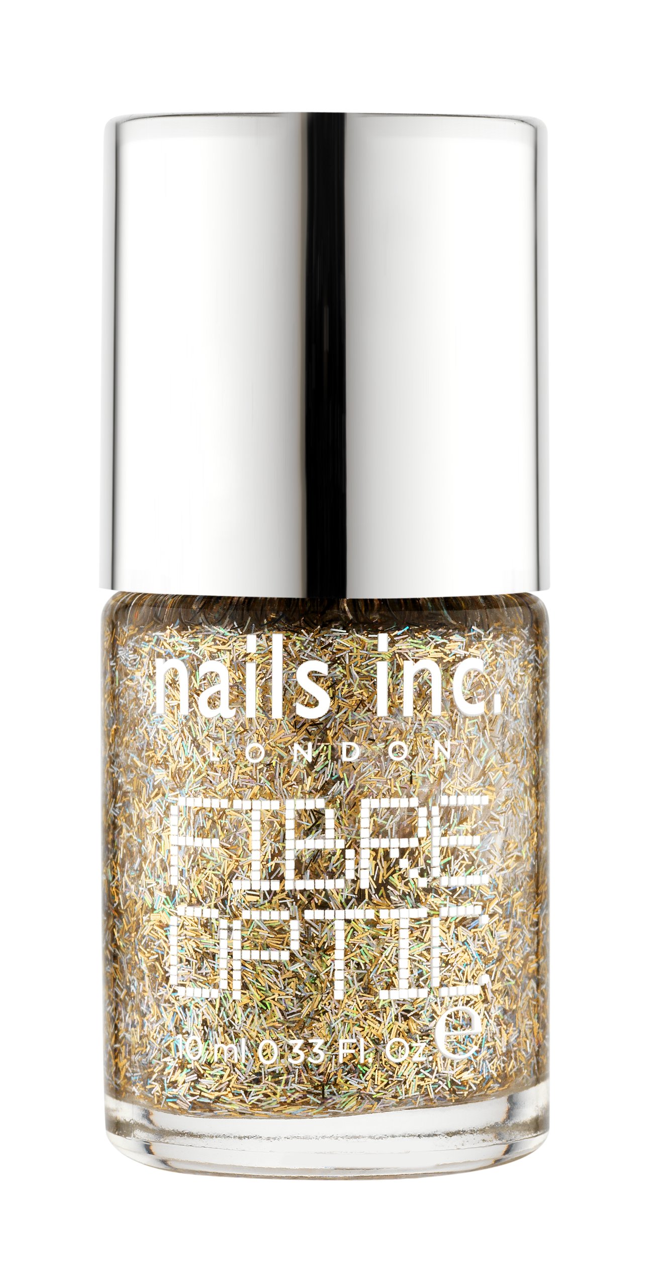 Nails Inc Chelsea Passage Fibre Optic Effect Nail Polish - Shimmering Gel-Like Finish for Manicures & Pedicures | Perfect for Parties, Weddings & Special Occasions