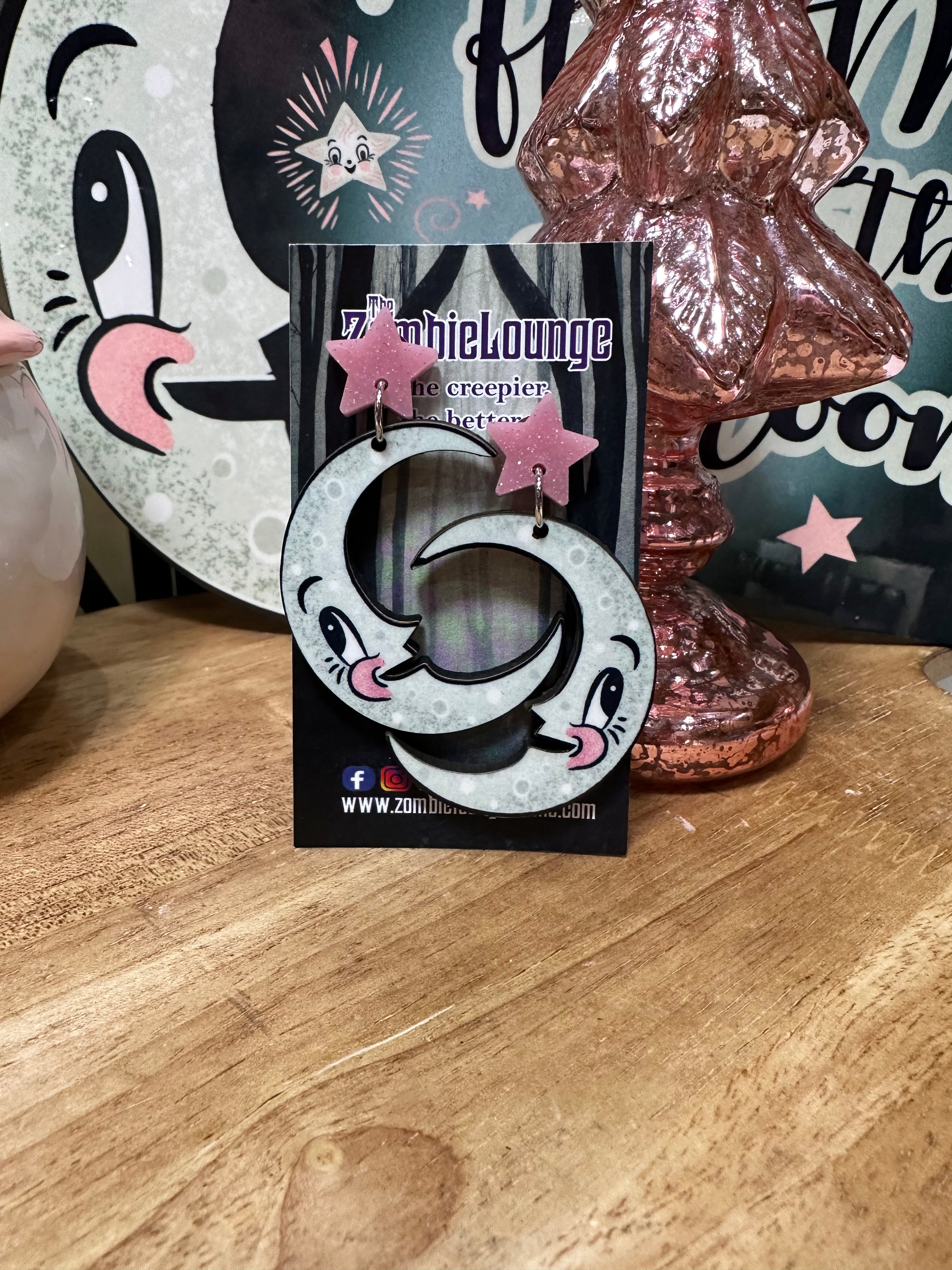 Laughing Luna Dangle Earrings for Women - Trendy Boho Chic Jewelry Gift - Perfect for Parties, Weddings & Everyday Wear