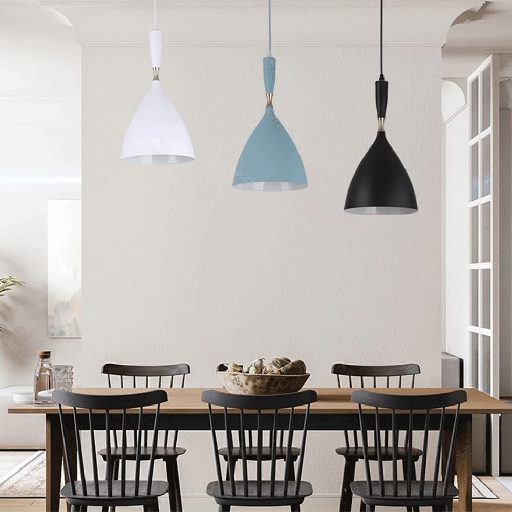 Macaron Pendant Light - Adjustable Hanging Chandelier with E27 Base for Bedroom, Living Room & Dining Room | Modern Ceiling Lighting for Home Decor, Bar & Corridor