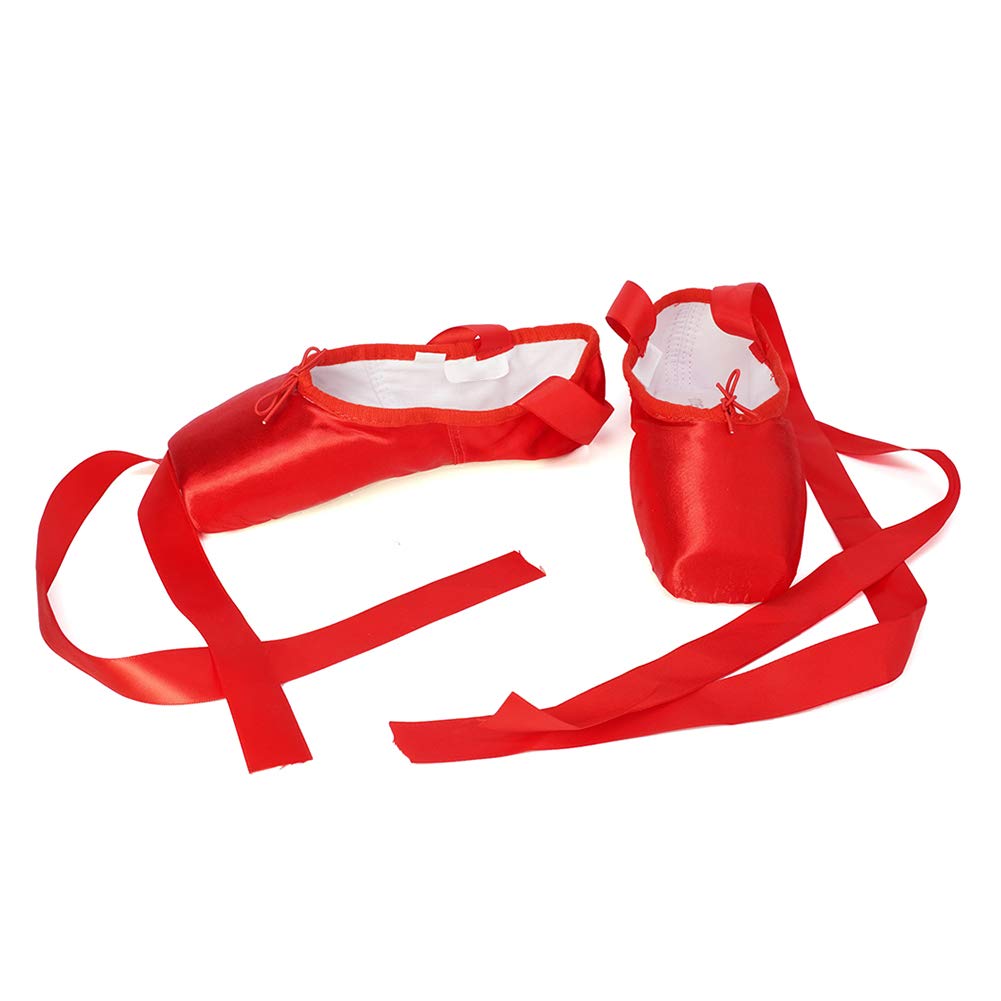 Hipposeus Professional Ballet Pointe Shoes for Women & Girls - Premium Ballet Dance Slippers with Ribbon for Ballet Class, Performance & Practice | Perfect for Beginners to Advanced Dancers