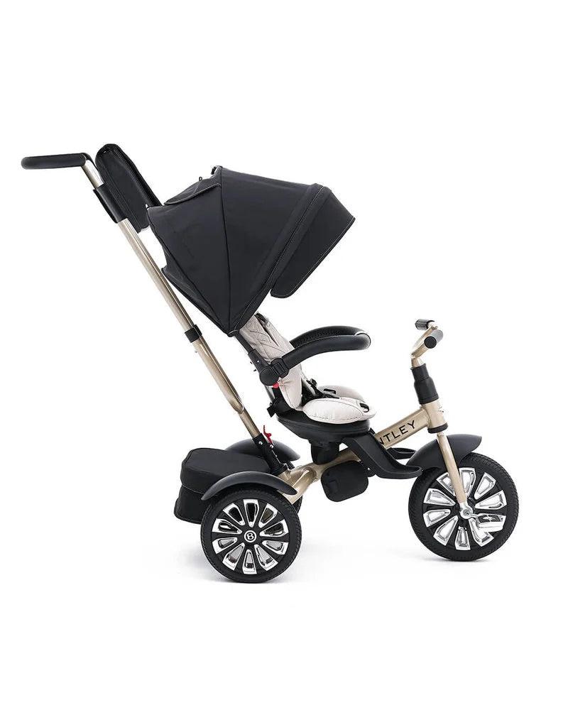 Bentley 6-in-1 Convertible Baby Stroller Trike - Toddler Tricycle with Canopy & Parent Push Handle for Outdoor Walks, Park Rides & Shopping Trips