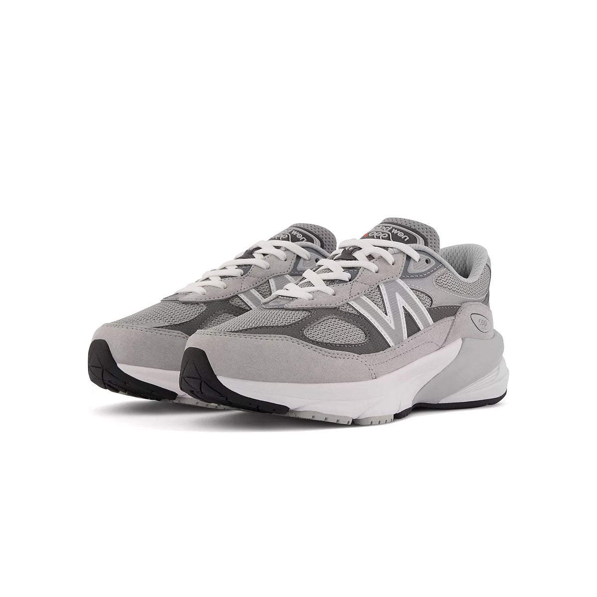 New Balance Kids 990v6 Running Shoes - Grey Silver | Lightweight & Comfortable for Boys & Girls | Perfect for School, Sports & Daily Activities