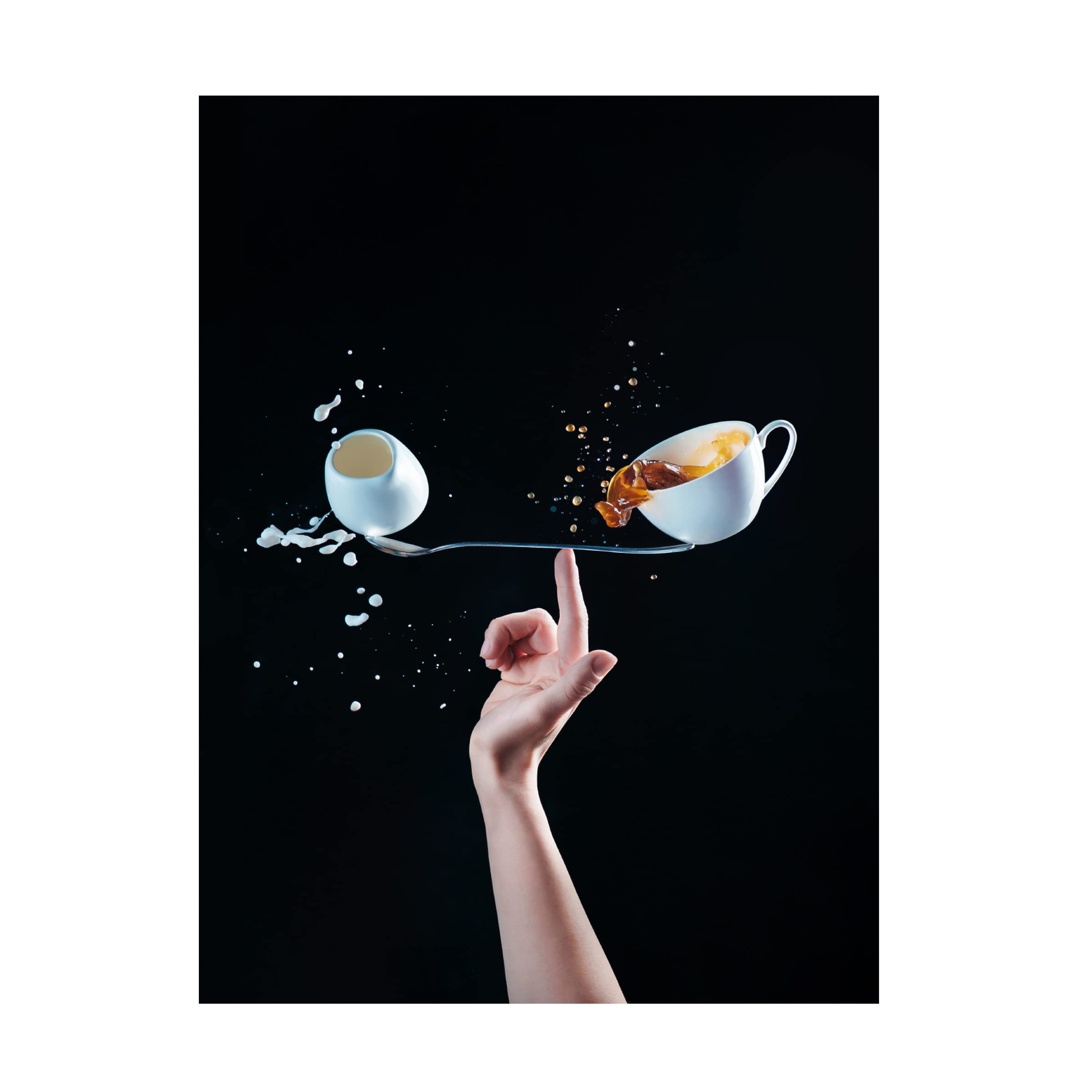 Trademark Fine Art 'Perfectly Balanced Coffee' Canvas Wall Art by Dina Belenko - Modern Home Decor for Kitchen, Dining Room & Office