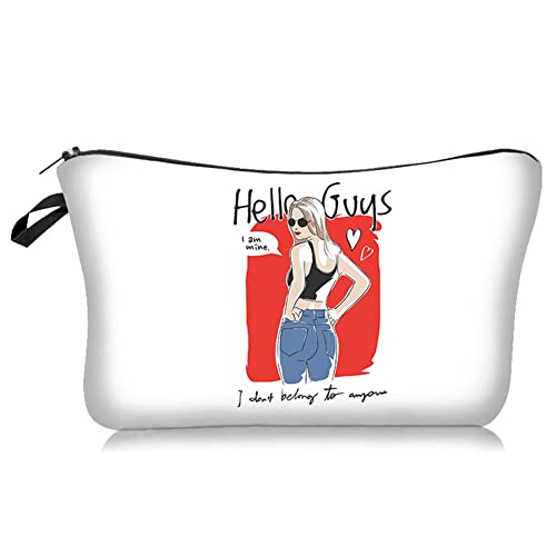 Waterproof Travel Makeup Bag for Women - Small Portable Cosmetic Organizer Pouch with Zipper | Perfect for Toiletry Storage, Gym Essentials & Weekend Getaways