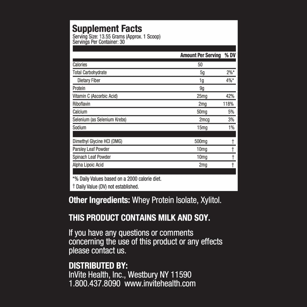 Invite Health Gluta Hx® - Liver Support Supplement with DMG, Vitamin C, Selenium & Antioxidants for Detox & Cellular Health - 30 Servings | Ideal for Daily Wellness Routine & Post-Workout Recovery