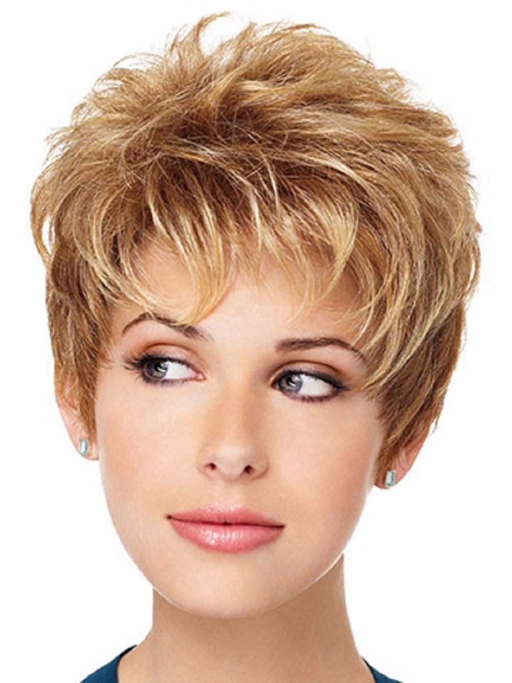 Eva Gabor Aspire Layered Pixie Comfort Cap Wig in Coffee Mist - Soft Synthetic Hair for Women | Perfect for Daily Wear, Cosplay & Costume Parties