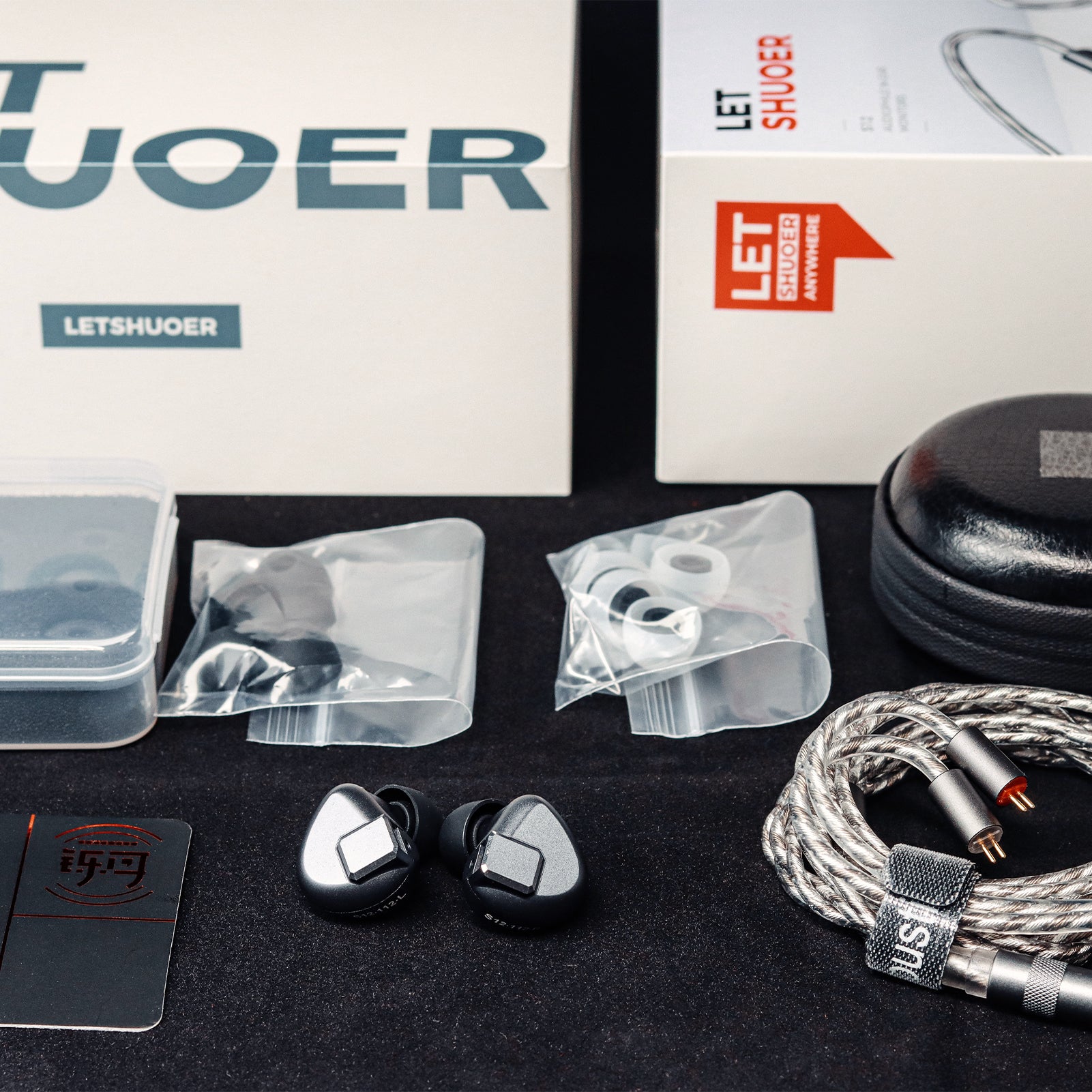 LETSHUOER S12 Planar Magnetic In-Ear Monitors - High-Fidelity Sound for Audiophiles, Musicians & Gamers - Perfect for Studio Recording, Live Performances & Gaming