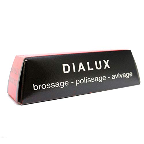 Premium Red Dialux Jewelers Polishing Compound Rouge Bar - Professional Metal Polishing Wax for Jewelry, Silver, Gold & Watch Repair - Ideal for Bench Jewelers & DIY Metal Polishing Projects