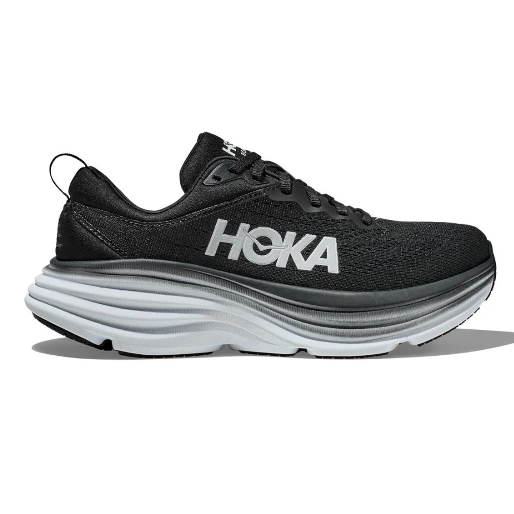 Men's HOKA Bondi 8 Running Shoes - Ultra-Cushioned Road Shoes for Marathon Training & Everyday Jogging | Perfect for Long-Distance Runners & Comfort Seekers