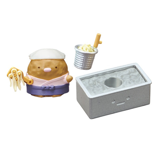 San-x Sumikko Gurashi Udon Miniature Dollhouse Furniture Set - Cute Japanese Character Collectible for Home Decor & Kawaii Room Display