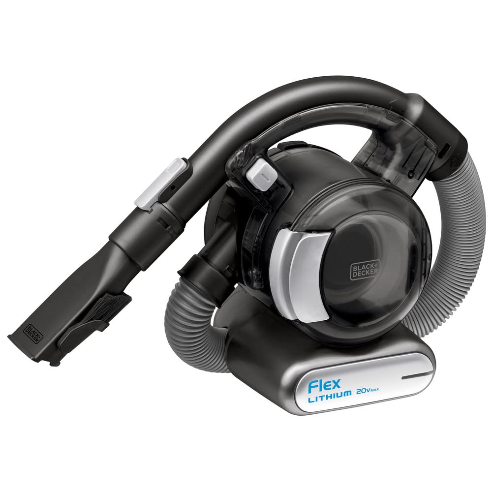BLACK+DECKER 20V Max Cordless Stick Vacuum Cleaner with Floor Head & Pet Hair Brush - Lightweight, Powerful Suction for Hardwood Floors & Carpets - Ideal for Pet Hair Removal & Quick Home Cleaning (BDH2020FLFH)