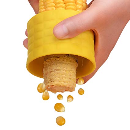 Chef'n Cob Corn Stripper - Easy & Efficient Corn Kernel Remover Tool for Fresh Corn - Perfect for Grilling, Salads, and Meal Prep