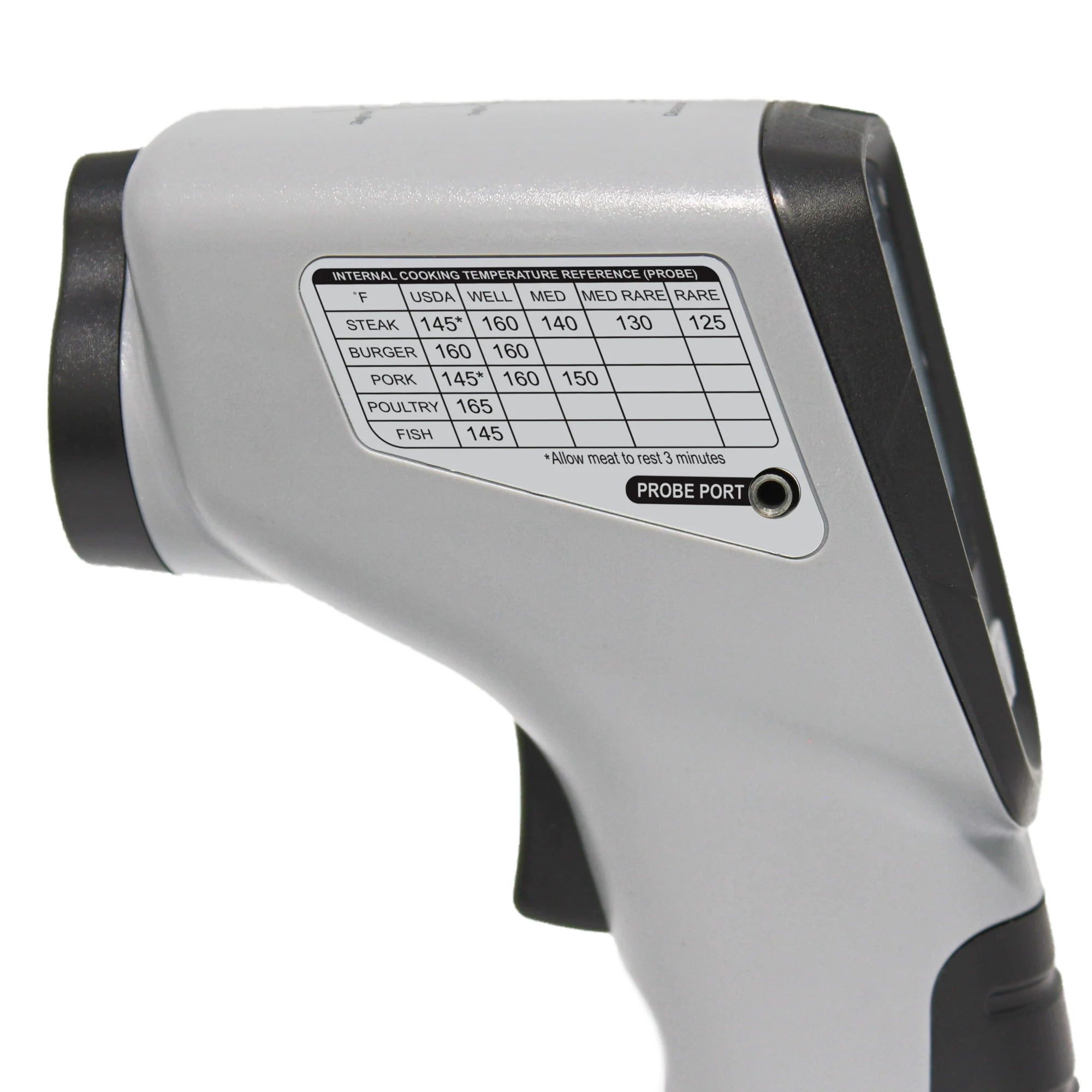 Escali Infrared & Probe Digital Thermometer - Fast & Accurate Cooking, Grilling, Baking - Perfect for Kitchen, BBQ, and Food Safety