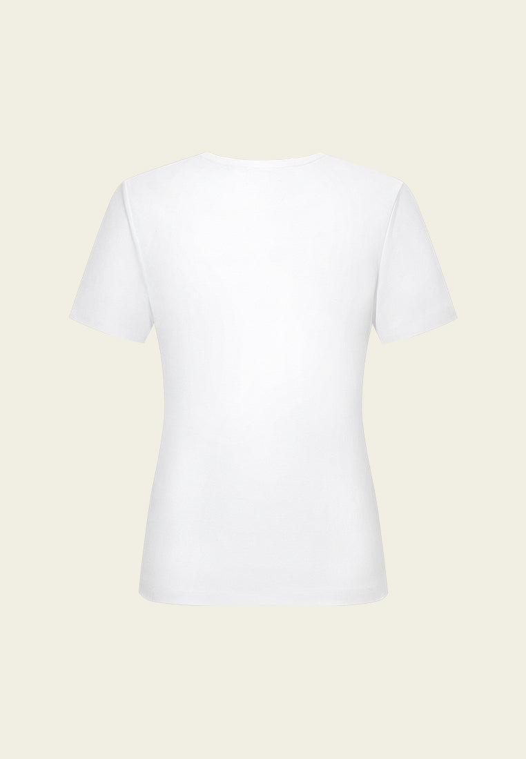 Sparkling Rhinestone Panda Graphic T-Shirt for Women - Cute & Trendy Casual Tee for Everyday Wear, Outings & Gifts