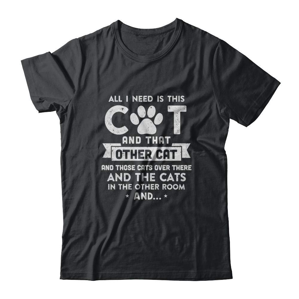 Funny Cat Lovers T-Shirt - Short Sleeve Graphic Tee with Playful Cat Design - Perfect for Casual Wear, Cat Parties & Everyday Outfits