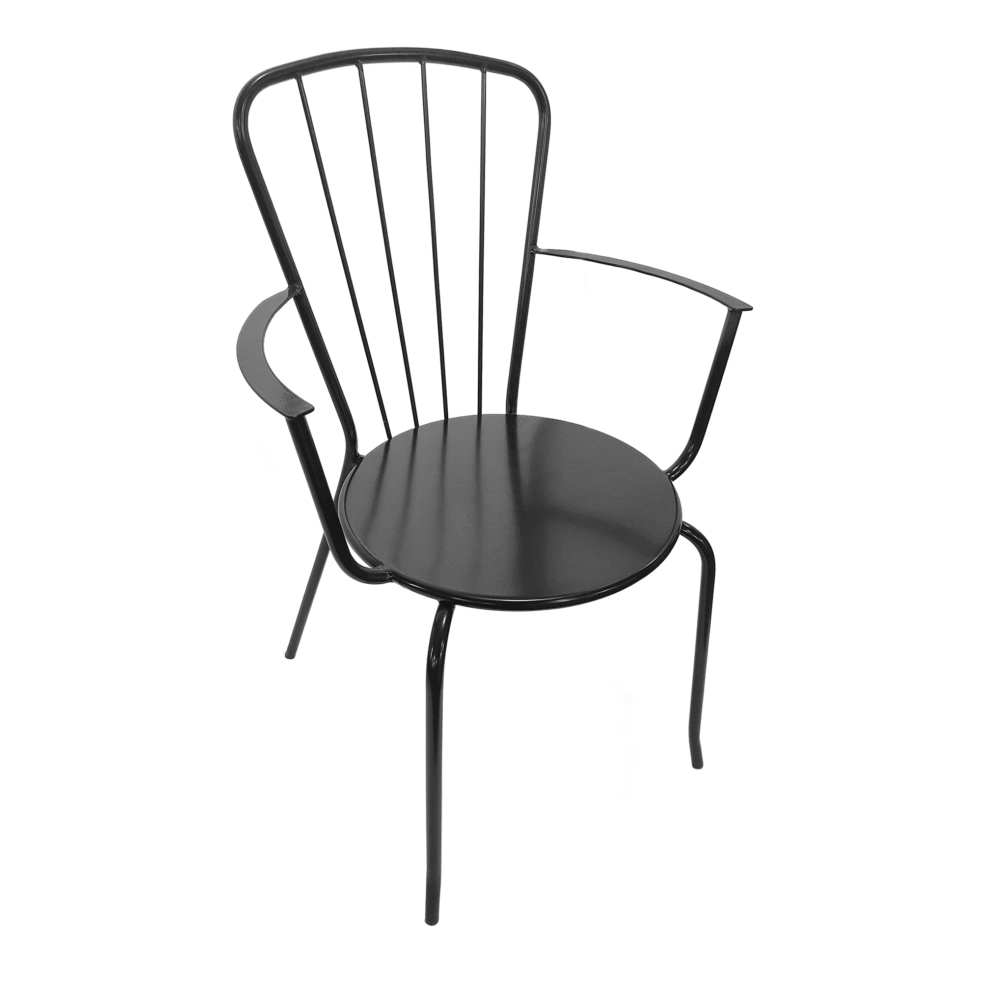 TK Classics 2DSC-70245-D913 Set of 2 Modern Black Dining Chairs - Sturdy Wooden Frame & Comfortable Upholstered Seat - Perfect for Kitchen, Dining Room or Breakfast Nook
