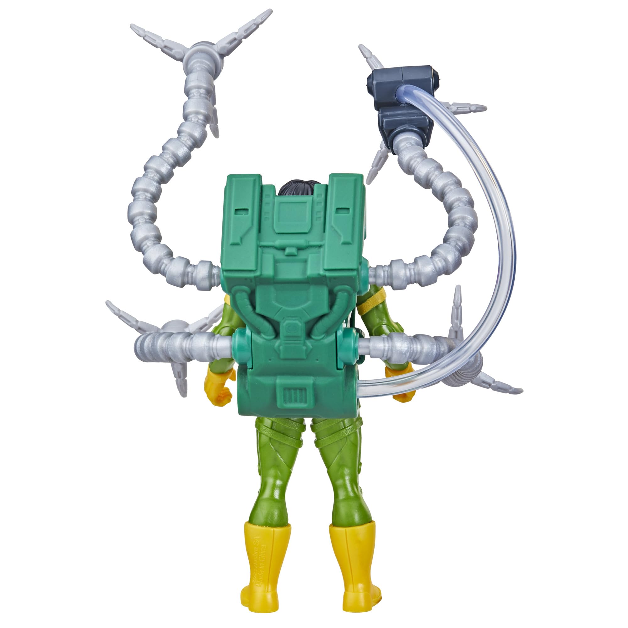 Marvel Spider-Man Aqua Web Warriors 4-Inch Doc Ock Action Figure with Refillable Water Gear Accessory - Collectible Toy for Kids Ages 4+ - Perfect for Playtime, Birthday Gifts & Superhero Battles