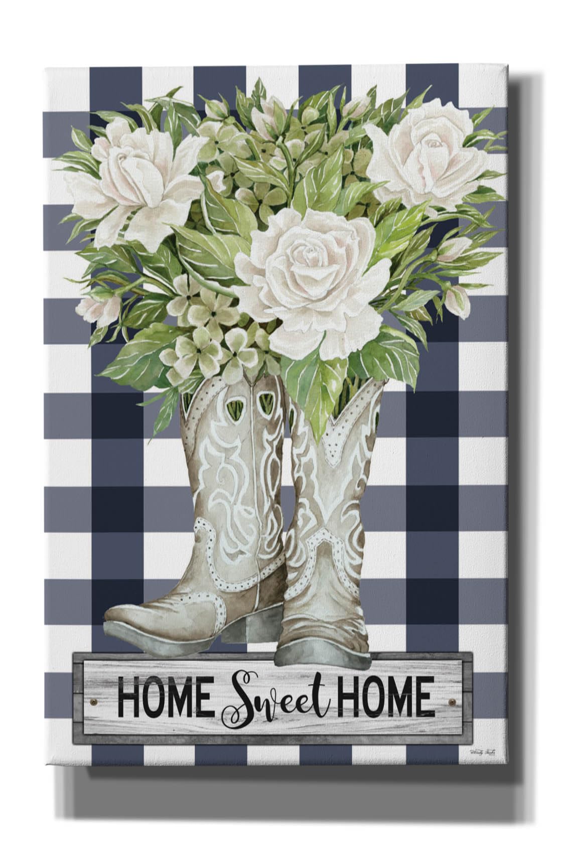 Epic Graffiti 'Home Sweet Home Cowboy Boots' Canvas Wall Art by Cindy Jacobs - 12
