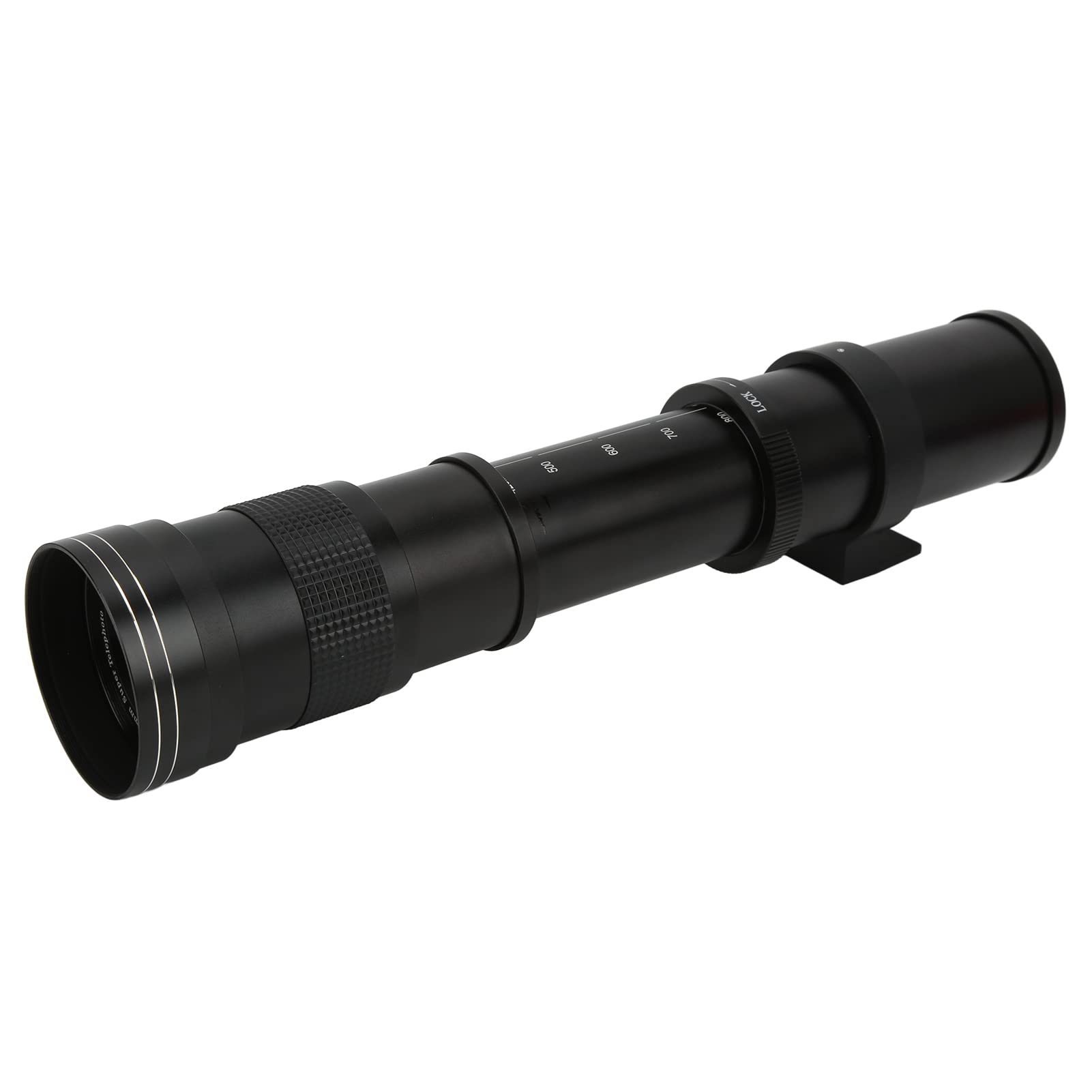 Professional Pomya 420-800mm F8.3-16 Telephoto Zoom Lens for Canon EF Mount - Manual Focus with Adapter Ring & Lens Cloth - Ideal for Wildlife, Sports Photography & Long-Distance Shooting