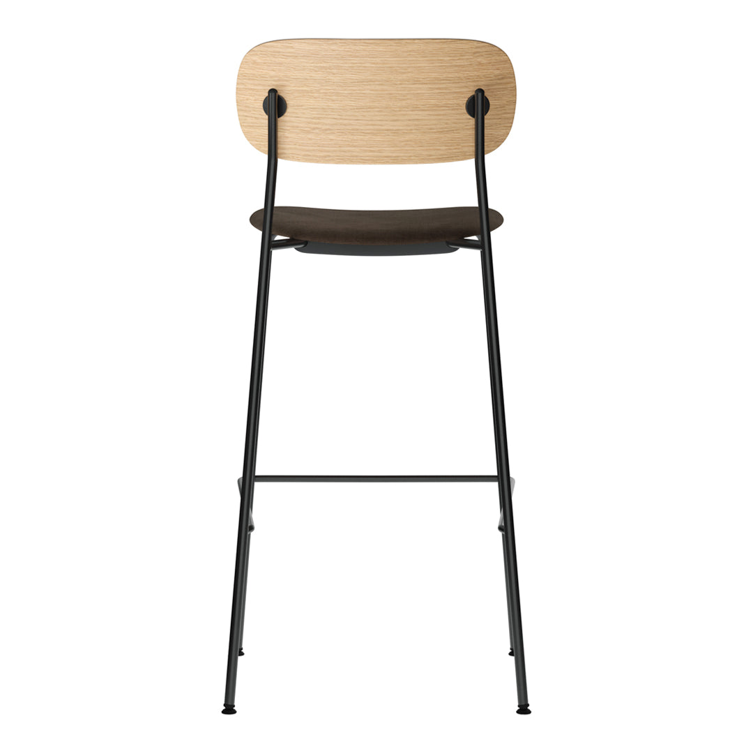Co Bar Chair with Upholstered Seat - Modern Counter Height Stool for Kitchen Island, Bar, and Dining Room - Comfortable & Stylish Seating Solution