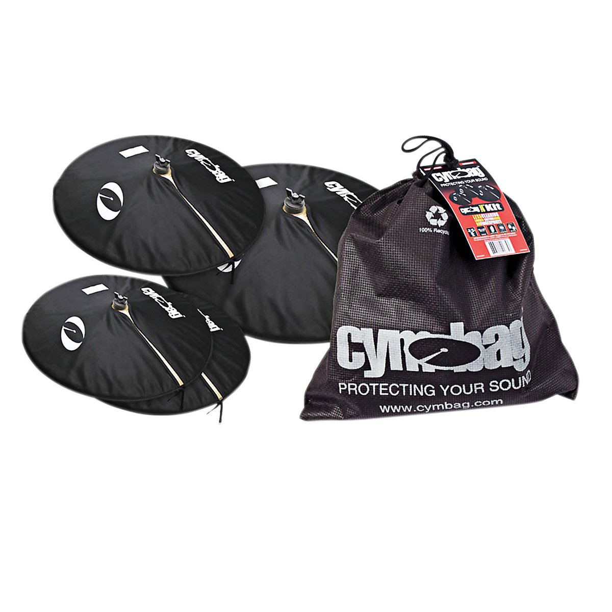 Professional Black Cymbal Bag Kit for 14