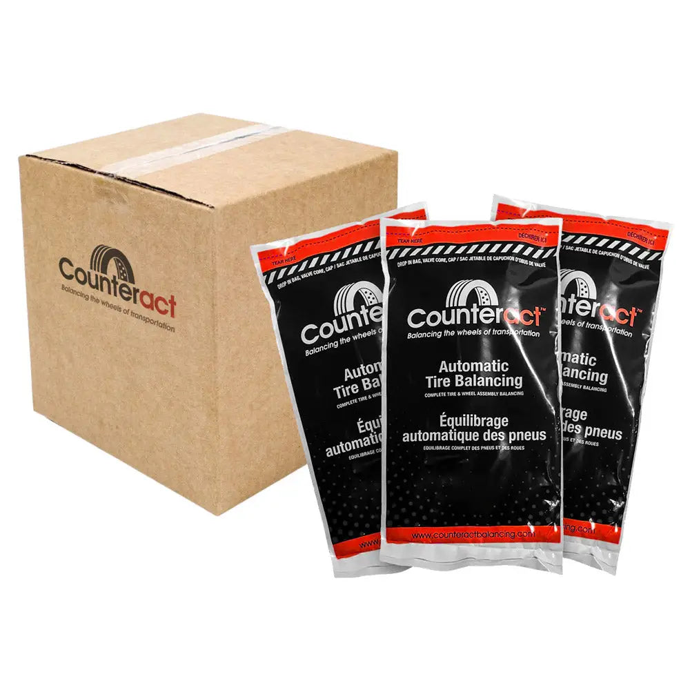 Counteract Tire Balancing Beads for Trucks & Trailers - Eliminate Wheel Vibration, Improve Fuel Efficiency (Case of 12) - Perfect for Off-Roading, RV & Heavy-Duty Vehicles