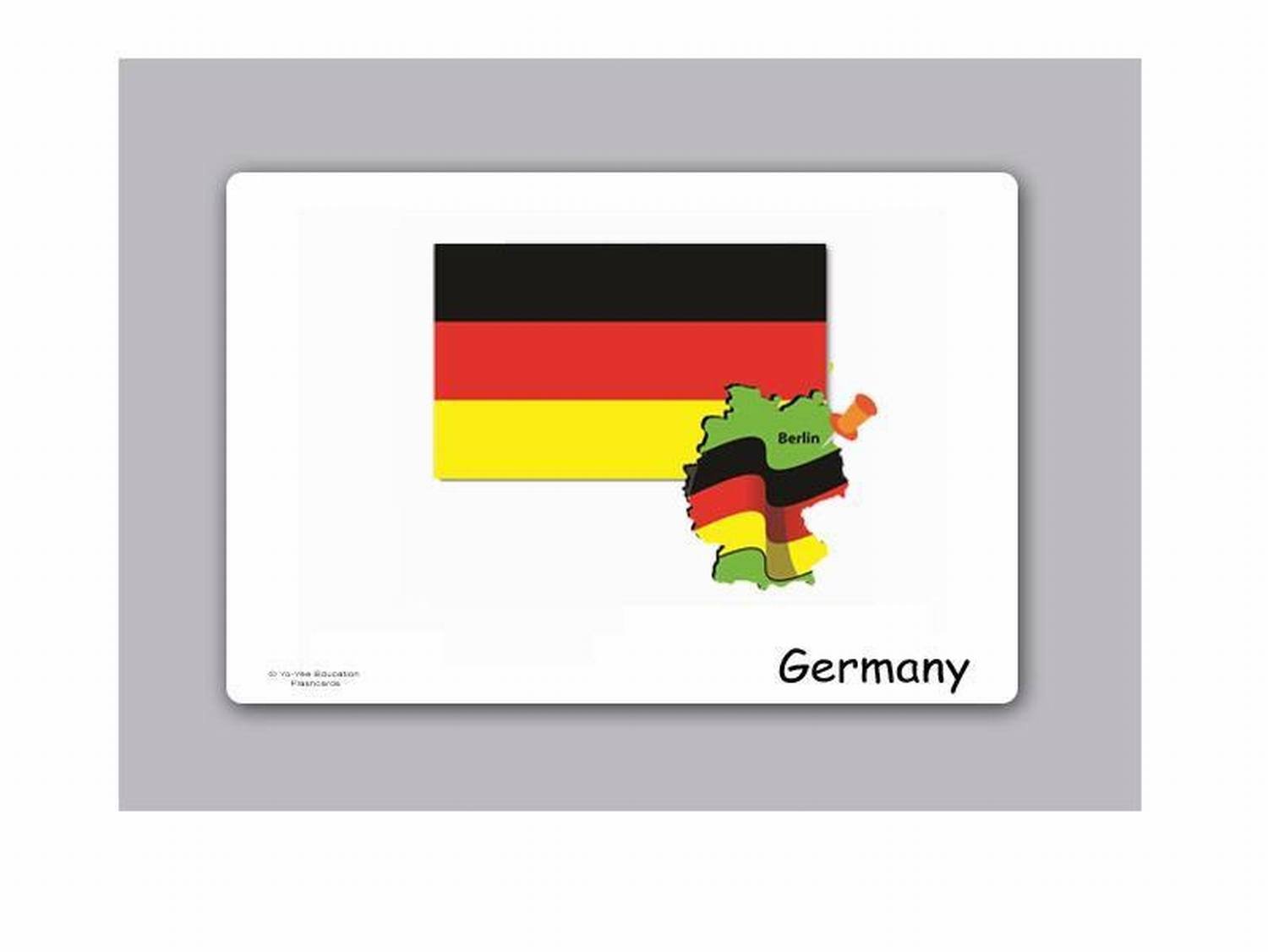Yo-Yee Educational Flash Cards - Continents, Countries & Flags Vocabulary Learning Cards for Toddlers, Kids & Children - English Language Teaching Materials with Fun Activities & Games - Perfect for Homeschooling, Classroom & Travel Learning