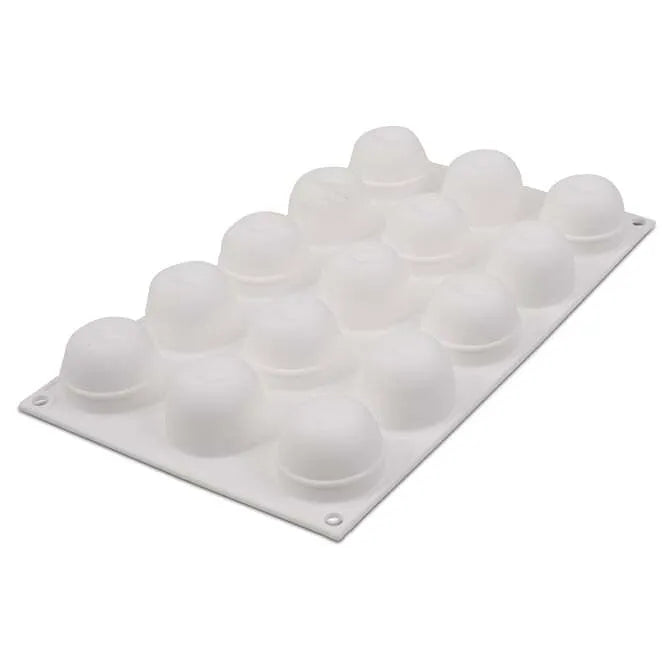 30-Cavity Silicone Mold for Mela, Ciliegia, Pesca - 15 Different Shapes | Perfect for Chocolate, Candy, Soap Making & DIY Crafts
