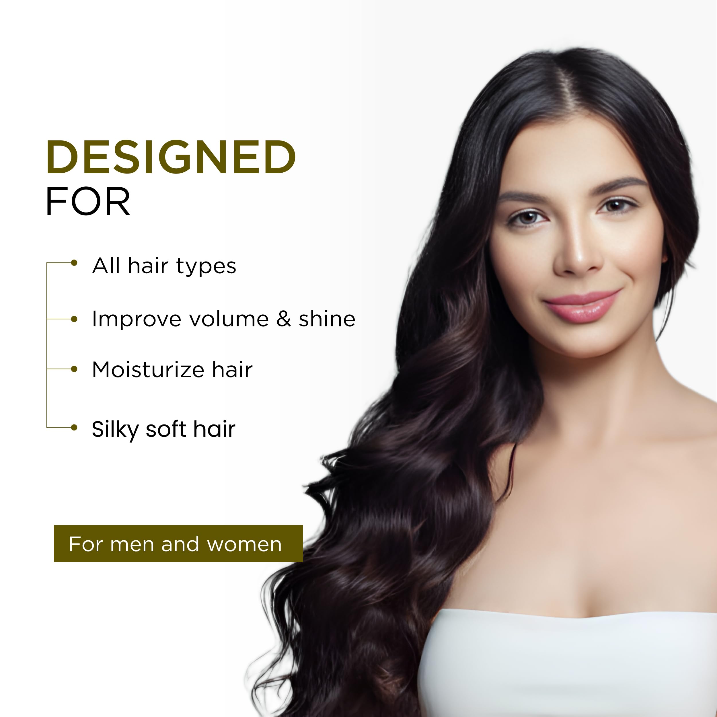 Oshea Herbals Avoshine Volumizing Hair Conditioner for Men & Women - Deep Conditioning Treatment with Avocado & Cherry Extract for Smooth, Shiny & Frizz-Free Hair | Paraben & Silicone Free | 200ml | Perfect for Daily Hair Care & Salon-Like Results at Home