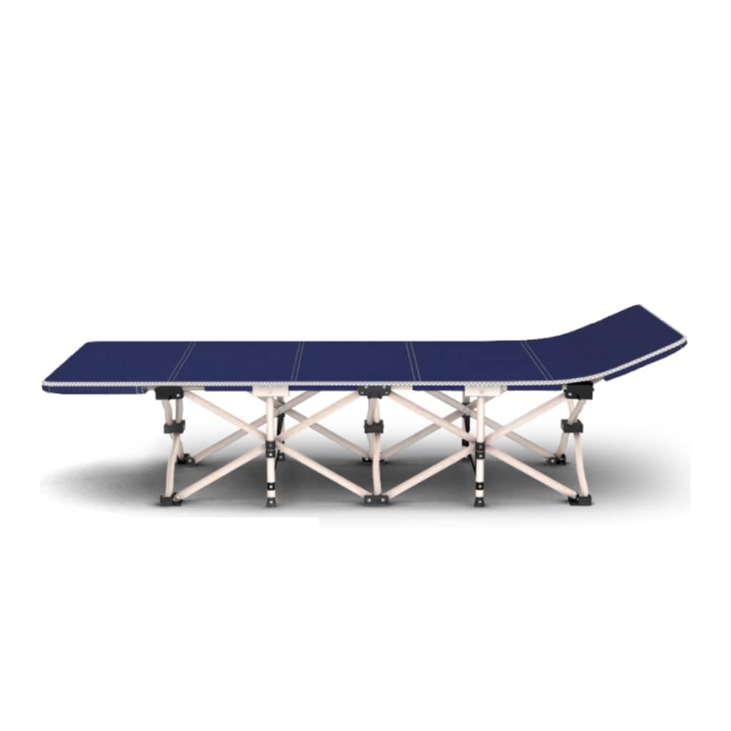 EROOLU Folding Sun Lounger Chair - Adjustable Outdoor Recliner for Beach, Pool, Patio & Garden - Navy Blue Camping Lounge Chair - Perfect for Relaxing, Sunbathing & Backyard Comfort