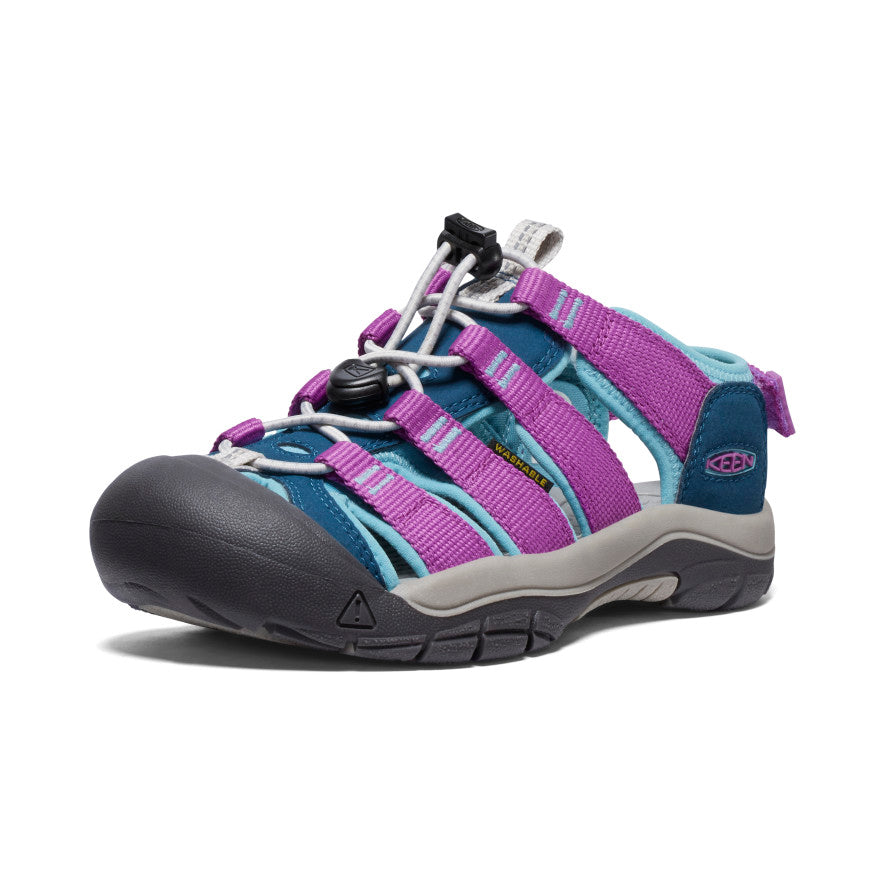 Big Kids' Newport Boundless Sandal - Legion Blue/Willowherb | Comfortable & Durable Beach Sandals for Boys & Girls | Perfect for Summer, Pool, Beach & Outdoor Adventures