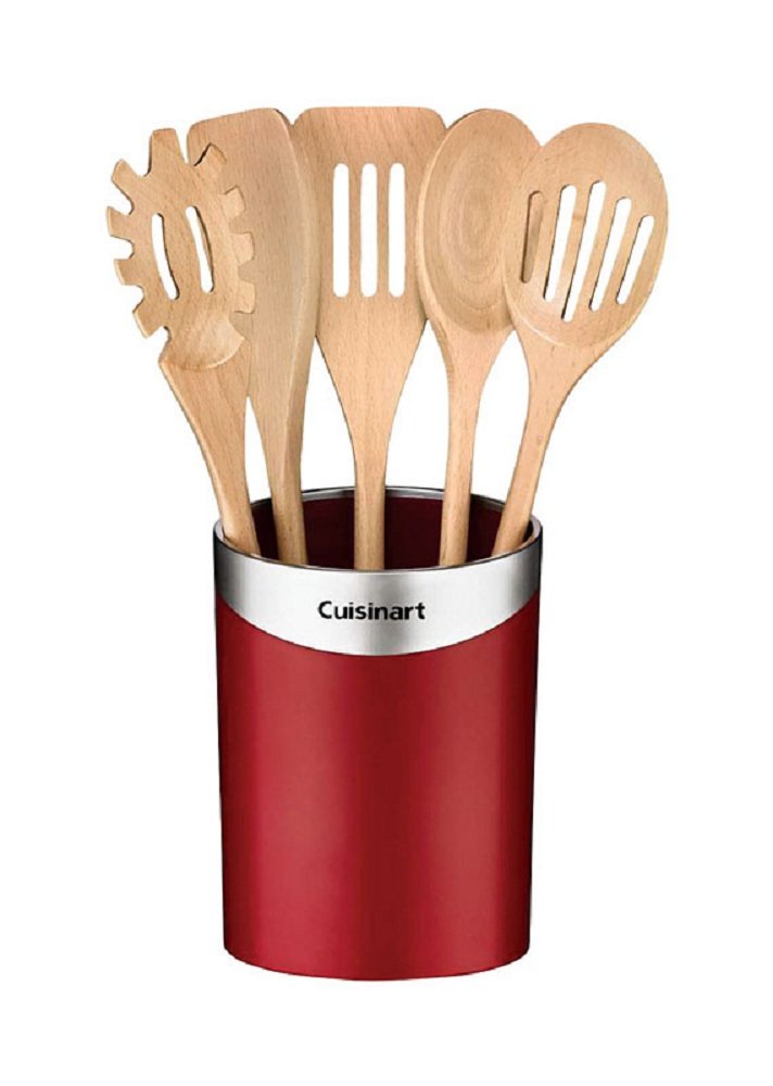 Premium 6-Piece Red Kitchen Tool Set - Essential Cooking Utensils for Baking, Mixing & Serving - Perfect for Home Chefs & Gift Giving