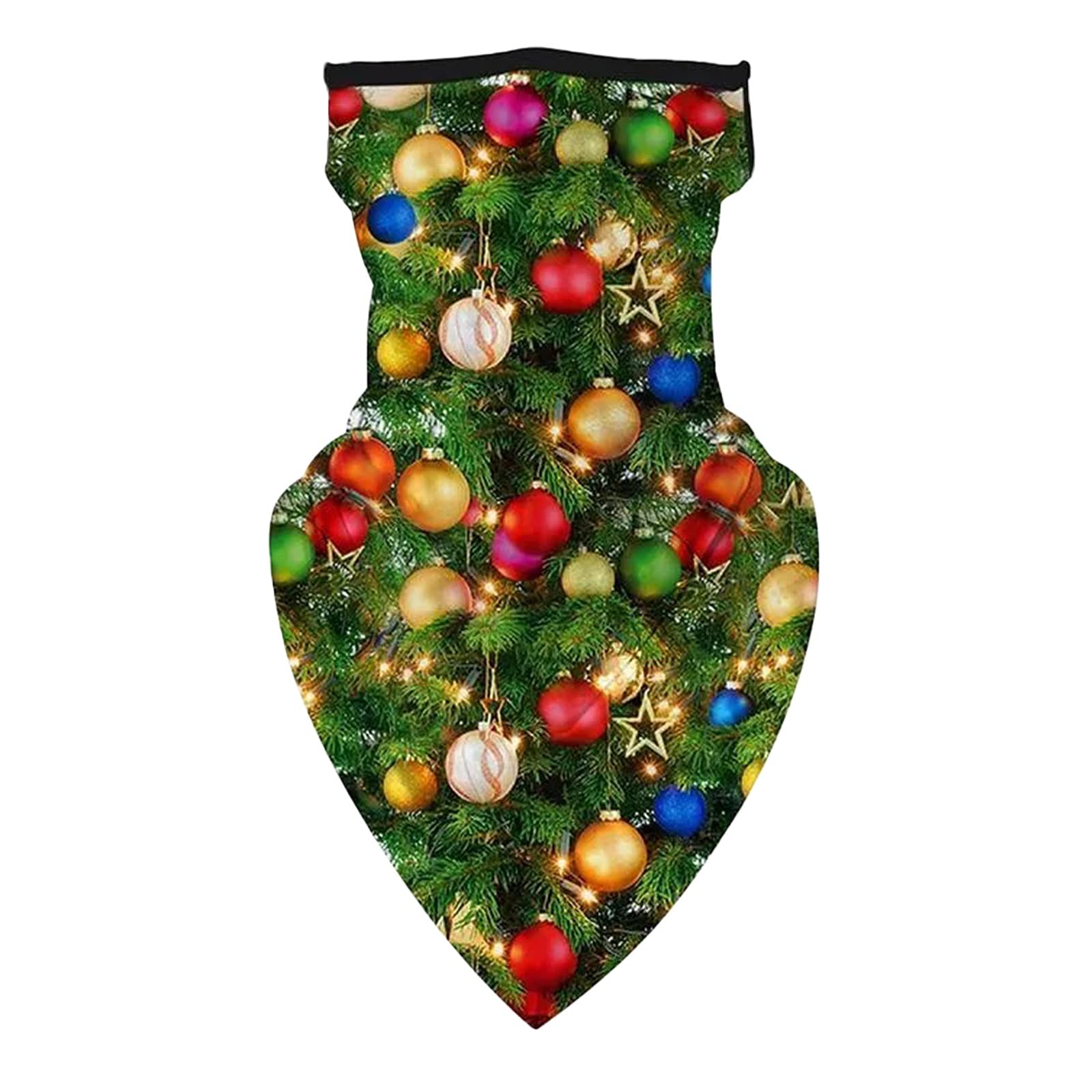 Funny Santa Bearded Face Mask - Breathable Christmas Scarf for Adults | One Size Fits All | Perfect for Holiday Parties, Christmas Costumes & Festive Gatherings