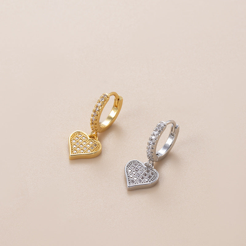 Sparkly 9mm Cartilage Huggie Hoop Earrings for Second Lobe Piercing | HSPJ879 | Perfect for Everyday Wear & Special Occasions