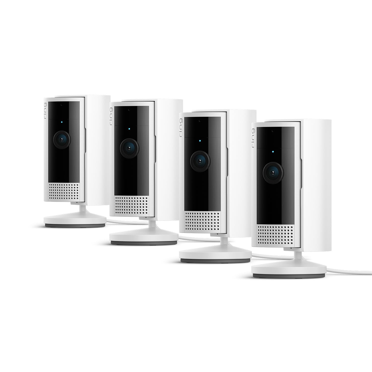 Ring Indoor Camera (2nd Gen) - 1080p HD WiFi Pet Security Camera with Two-Way Talk & Privacy Cover | DIY Home Monitoring System Alternative to CCTV | 4-Pack for Whole House Coverage | Perfect for Baby, Pet & Elderly Care | 30-Day Free Trial of Ring Home Security