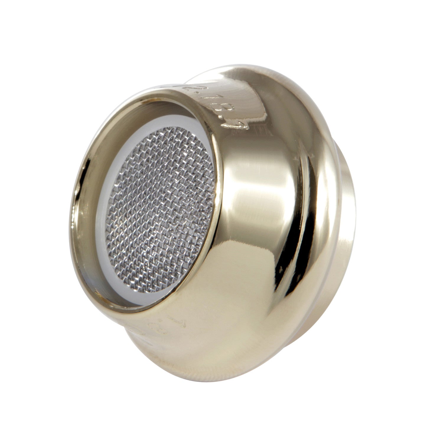 Cal Green Z12KBSA7642 1.2 GPM Brass Female Aerator - 55/64 Inch 27 UNS Thread, Polished Finish - Perfect for Kitchen & Bathroom Faucets, Sinks, and Water Conservation