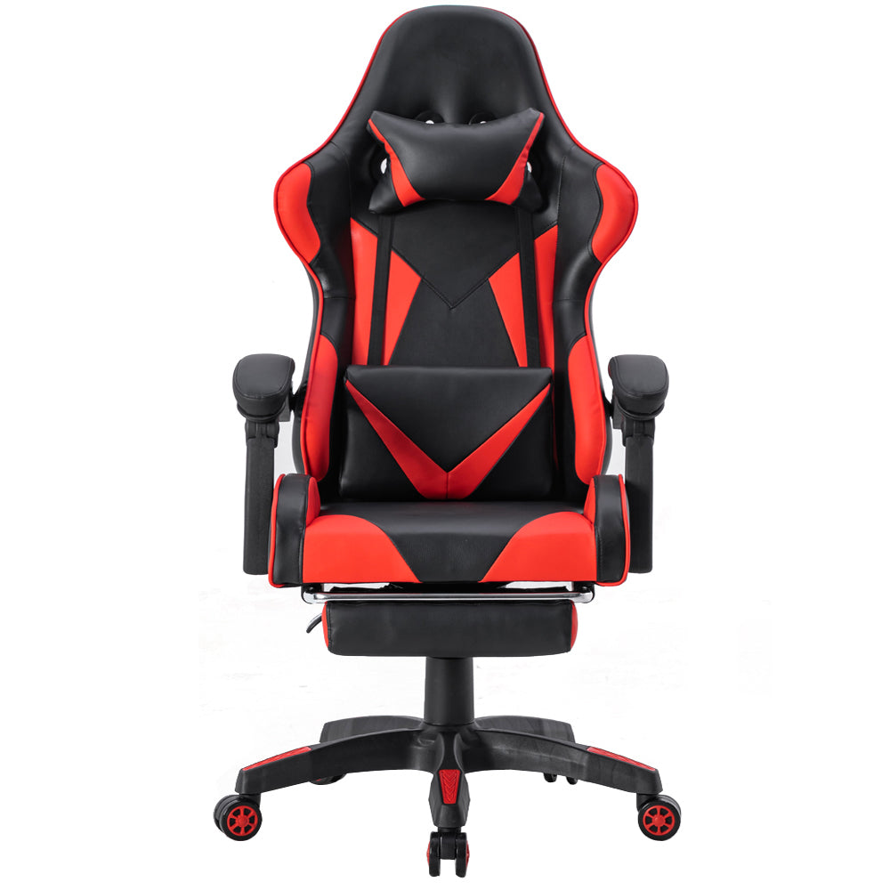 3026 Gaming Chair with Footrest - Ergonomic Black & Red Design for Ultimate Comfort | Perfect for Office, Gaming, and Home Use
