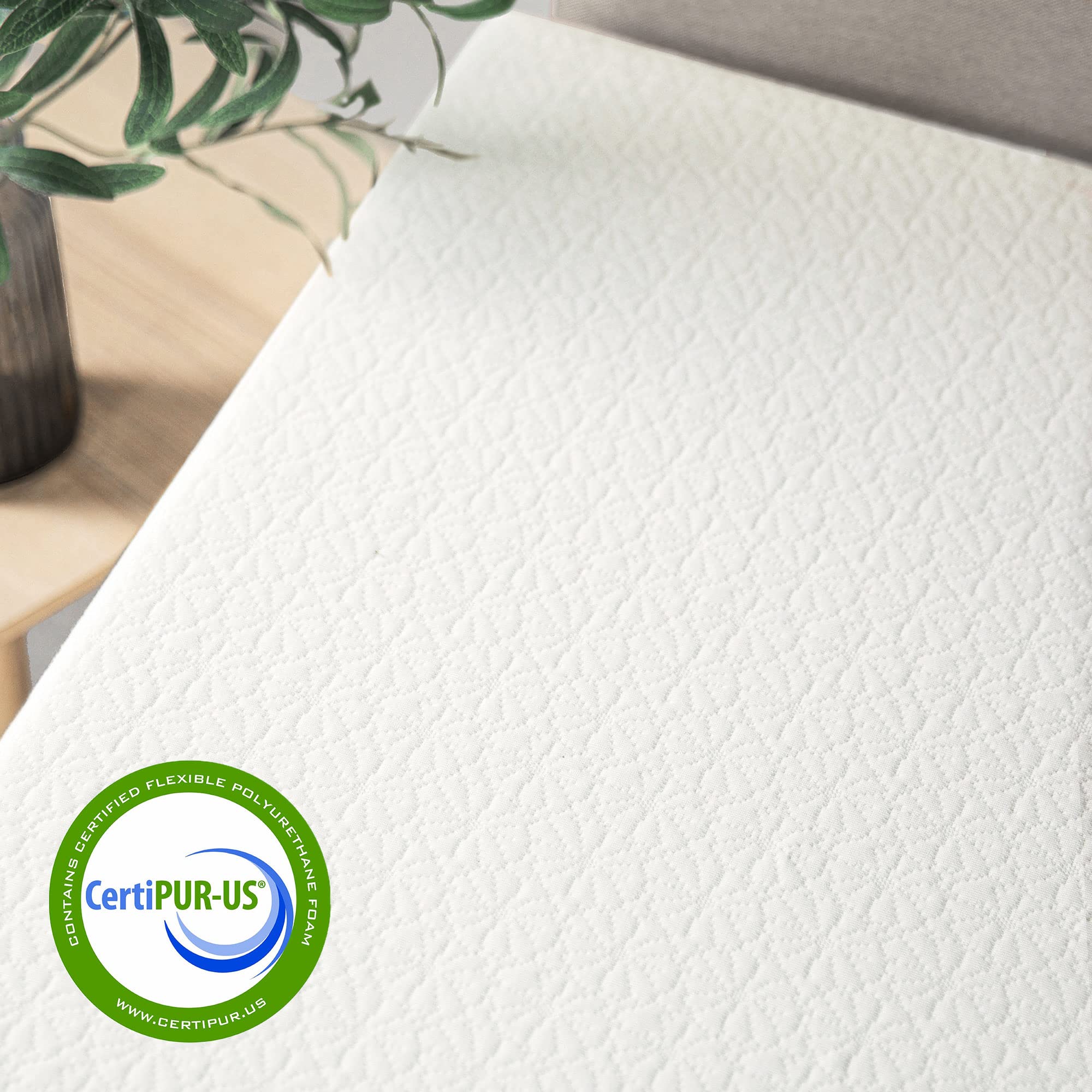 8 Inch Queen Mattress in a Box - Green Tea Memory Foam for Pressure Relief & Support | Best Price Mattress | Perfect for Guest Rooms, Dorms & Small Spaces