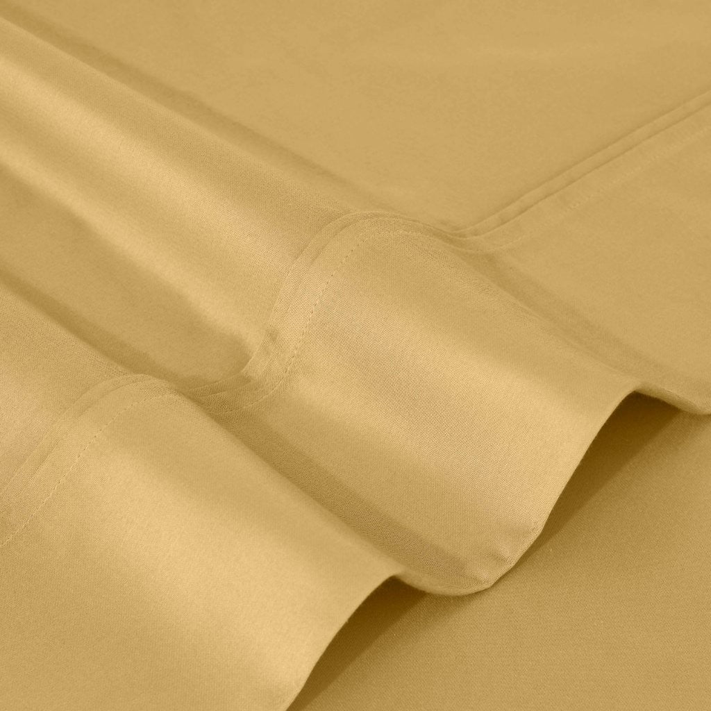Luxury 1200 Thread Count Egyptian Cotton Deep Pocket Bed Sheet Set - Queen Size, Soft & Breathable for Ultimate Comfort - Perfect for Master Bedroom, Guest Room & Hotel Use