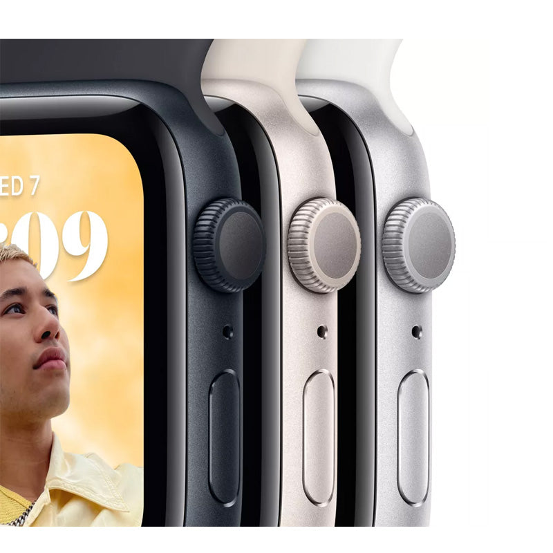 Apple Watch SE 2nd Gen 2022 (GPS) 40mm Midnight Aluminum Case with Midnight Sport Band S/M - Perfect for Fitness Tracking & Everyday Wear