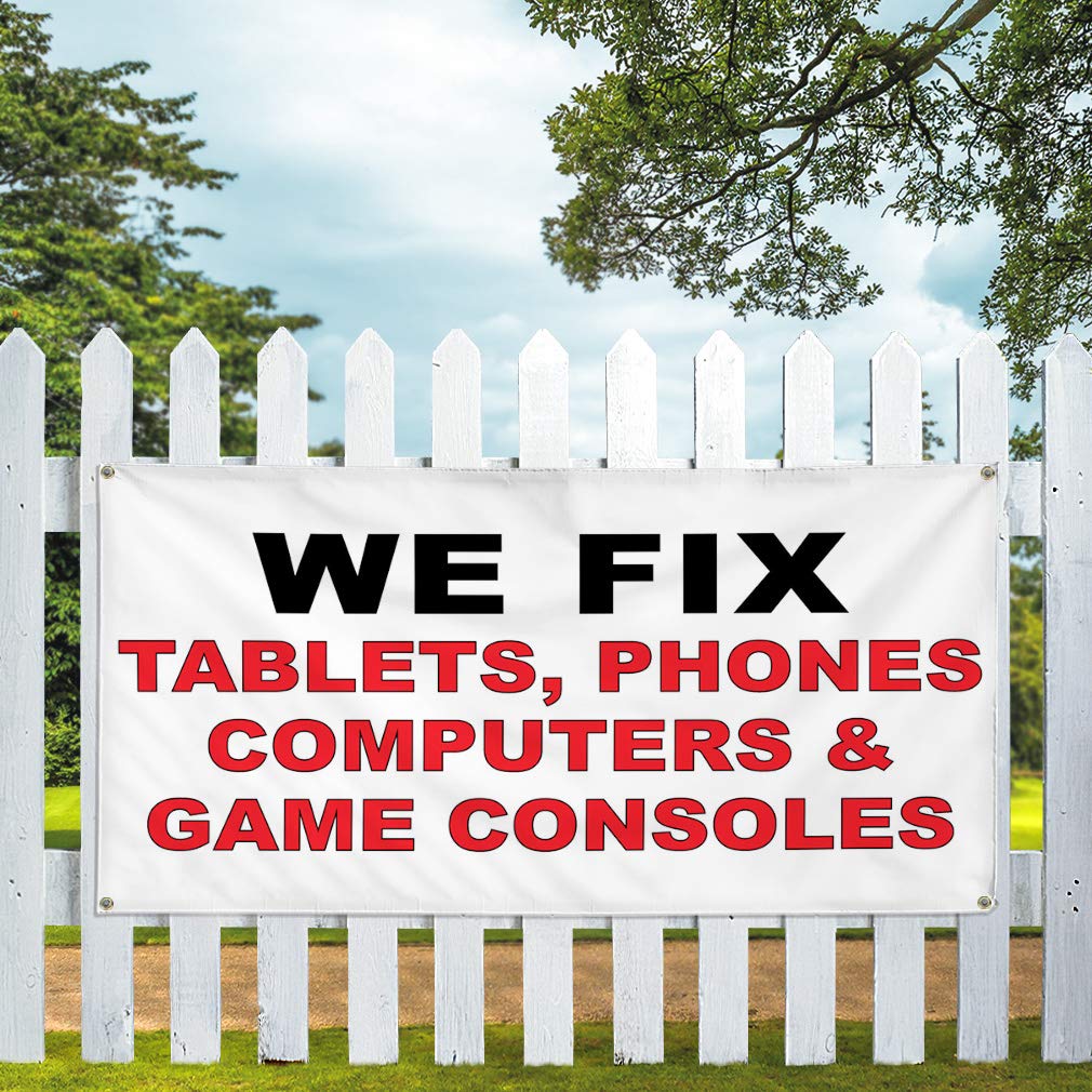 Custom Vinyl Banners 48x96 Inches - Weatherproof Outdoor Yard Signs with 8 Grommets for Retail, Industrial & Events | Multiple Sizes Available | Perfect for Advertising, Business Promotion & Party Decorations