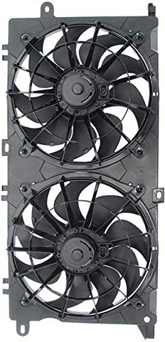 APDTY 731755 Left Side Radiator Cooling Fan Assembly Replacement - Compatible with [Vehicle Models] | Durable Cooling System Part for Engine Temperature Control | Perfect for Summer Driving & Heavy Traffic Conditions