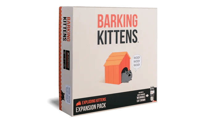 Exploding Kittens Card Game - Barking Kittens Expansion Pack | Fun Family Party Game for Adults & Kids | Perfect for Game Nights, Gifts & Travel