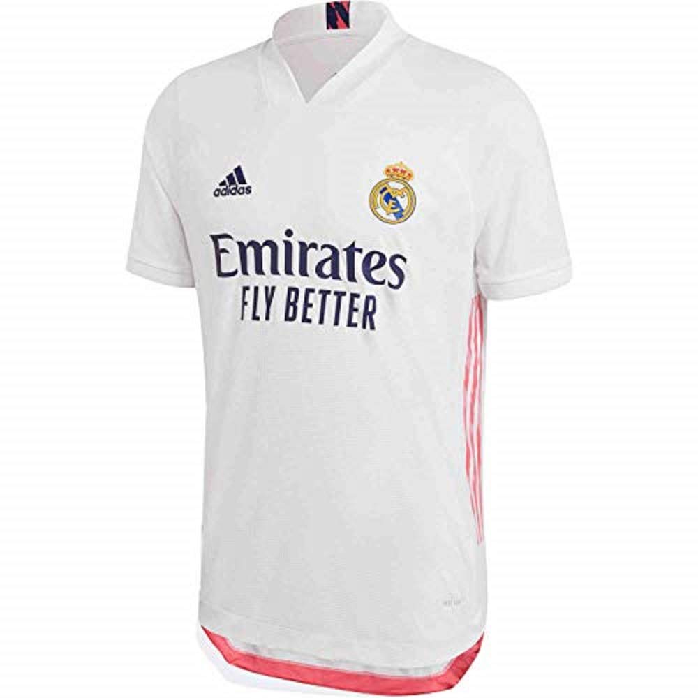 Authentic Real Madrid Home Men's Soccer Jersey 2020/21 Season - Official Football Shirt for Fans & Players - Perfect for Matches, Training & Casual Wear