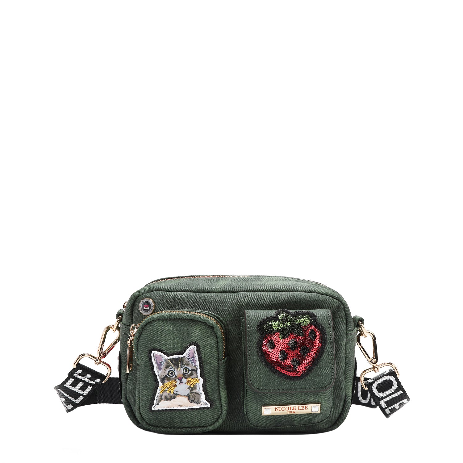 Multi-Patch Crossbody Bag for Women - Stylish & Trendy Shoulder Purse - Perfect for Travel, Shopping & Everyday Use