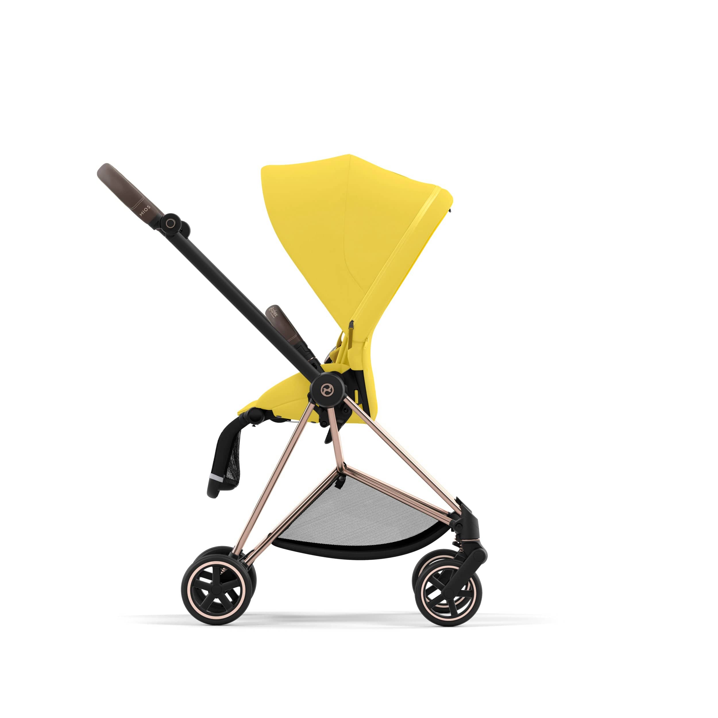Cybex Mios 3 Complete Stroller - Rose Gold & Brown Luxury Baby Stroller with Reversible Seat | Perfect for Urban Travel, Shopping & Family Outings