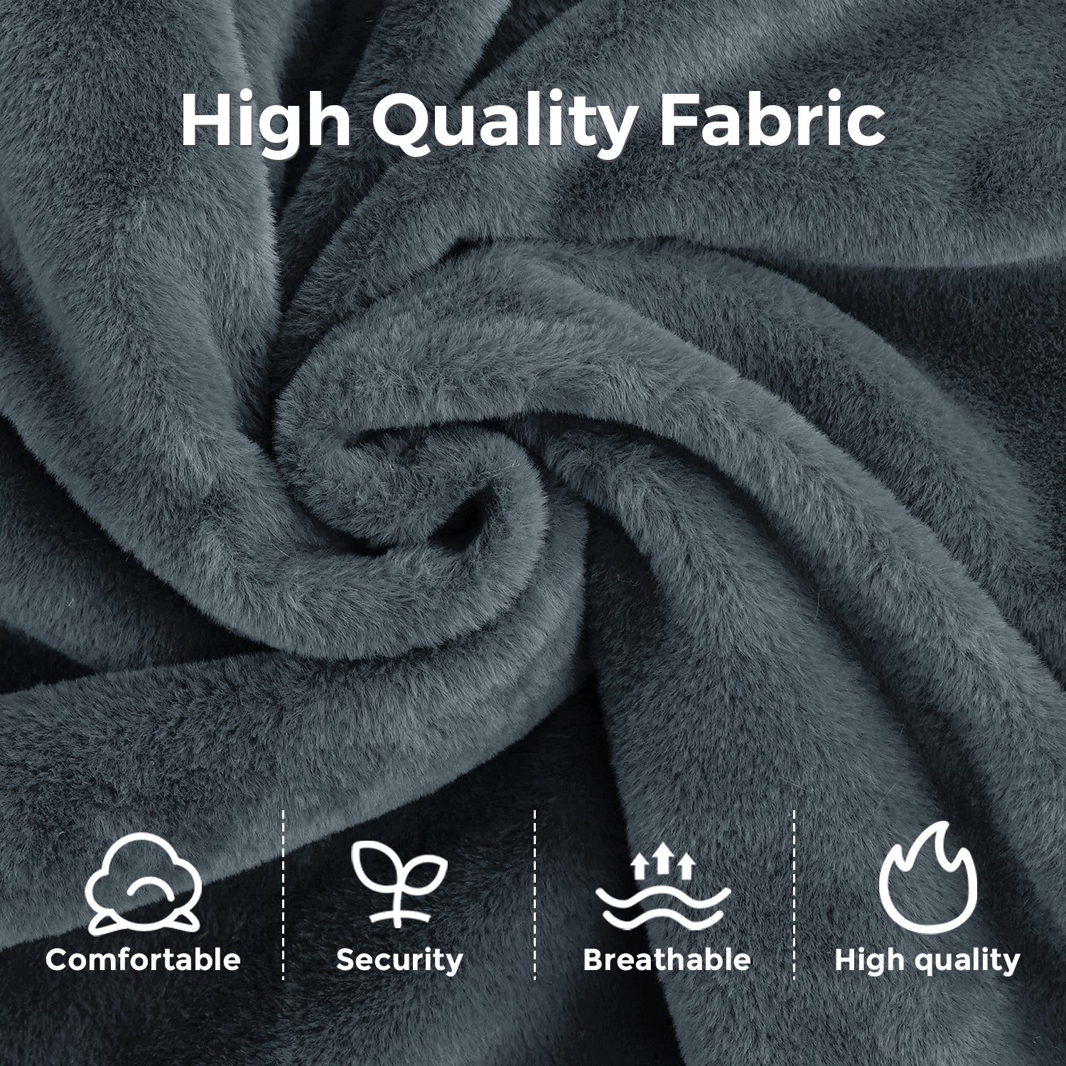 MAXYOYO Foldable Bean Bag Sofa Bed - Extra Thick Multi-Functional Floor Lounger with Washable Faux Fur Cover in Dusty Blue | Perfect for Living Rooms, Dorms, Game Rooms & Relaxation Spaces