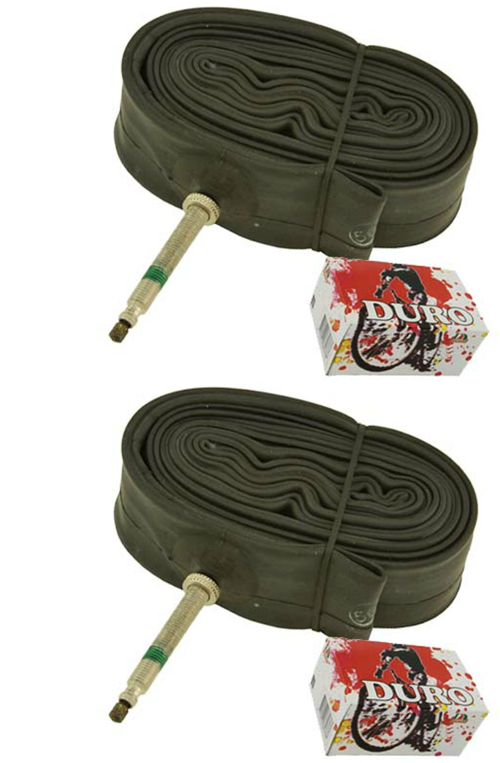Duro 700c x 32c/40c 48mm Presta Valve Bicycle Inner Tube - Compatible with Road Bikes, Fixie Bikes, Track Bikes & Lowrider Bikes - Perfect for Commuting, Racing and Urban Cycling